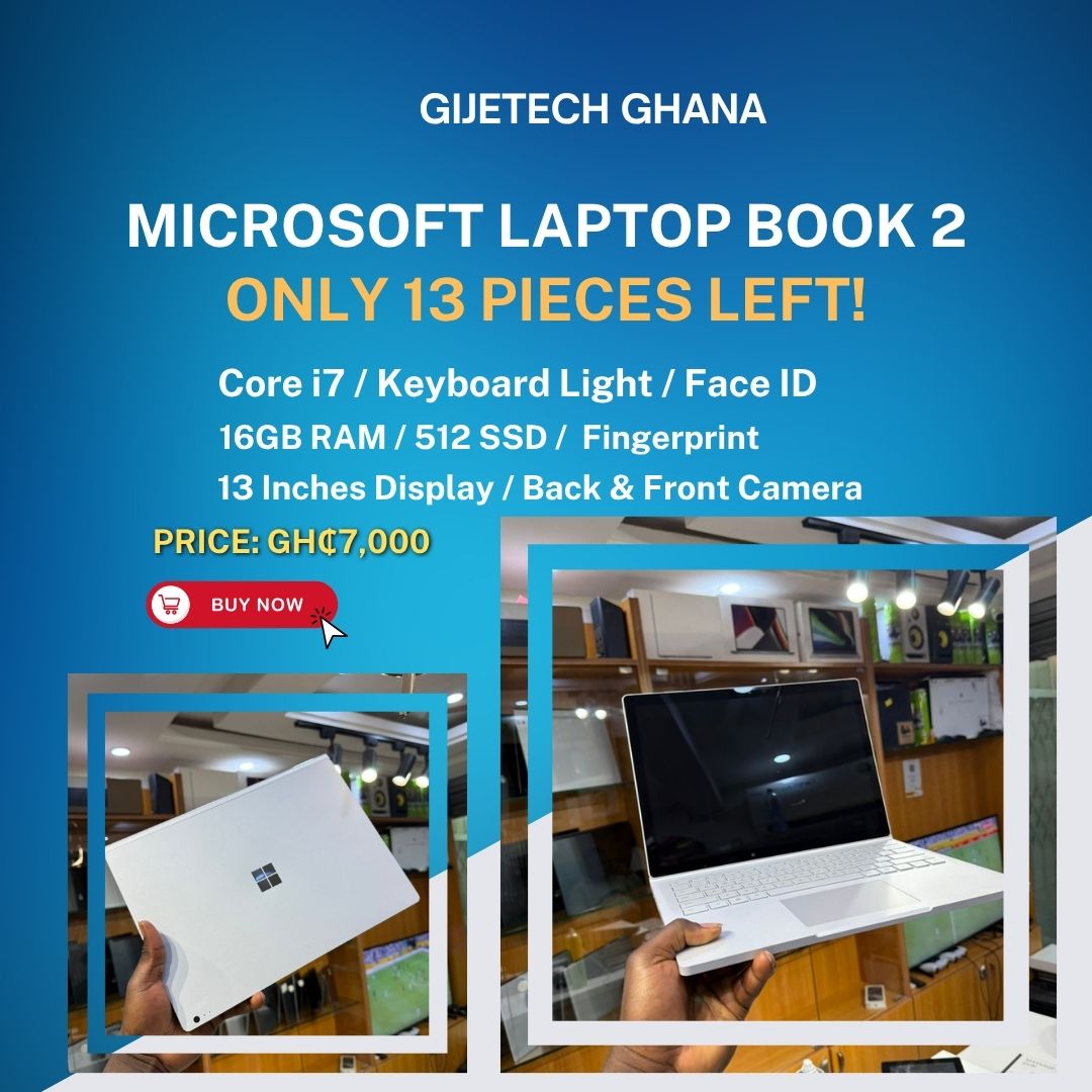 Microsoft Surface Book 2 (13.5") – Intel Core i7 | 16GB RAM | 512GB SSD | GTX 1050 | Touchscreen