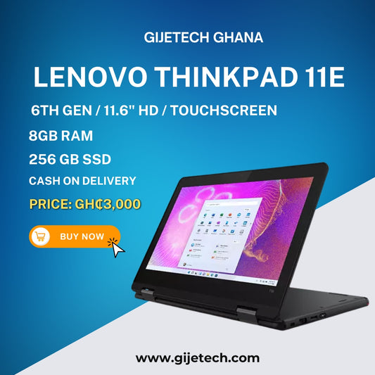 Lenovo ThinkPad 11e / 8 GB RAM / 256 SSD / Touchscreen / X360