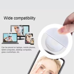 Hot Selling Portable Rechargeable Usb Clip Photography Video Mobile Phone Led Ring Selfie Light
